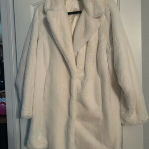 Torrid Off-White Teddy Jacket